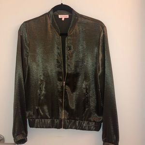 satin bomber jacket